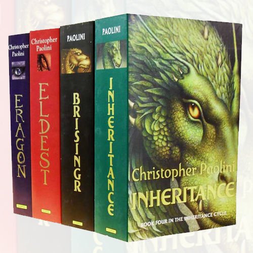 Inheritance Cycle Christopher Paolini Collection 4 Books Bundle (Inheritance, Brisingr, Eldest, Eragon)